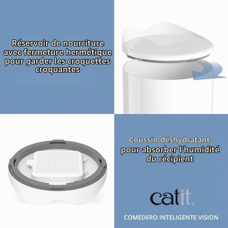catit-pixi-vision-smart-feeder-distributeur-de-croquettes-connect-avec-cam-ra image 6