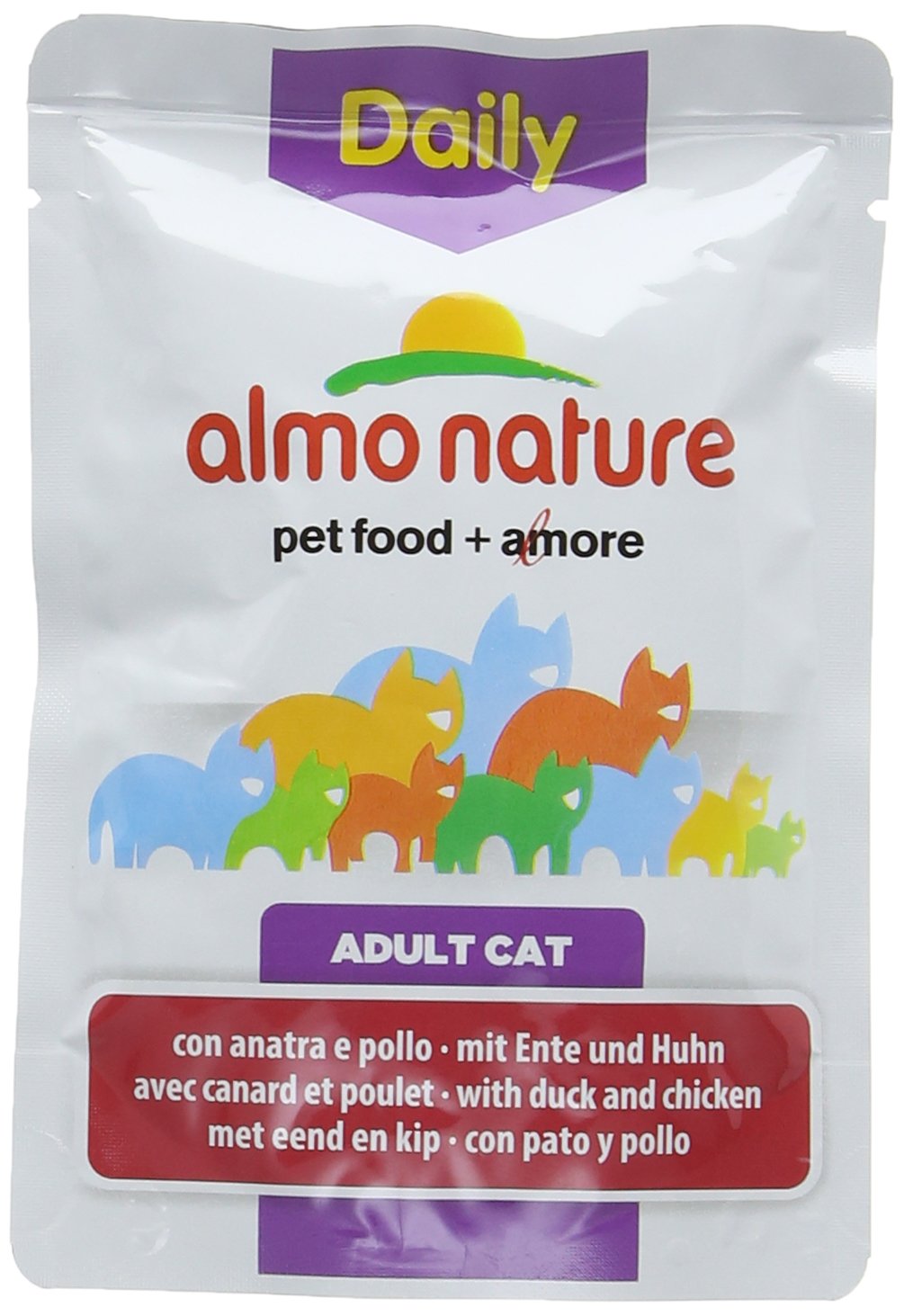 almo-nature-daily-poulet-et-canard-bouch-es-en-sauce-pour-chat-30-x-70-g image 3