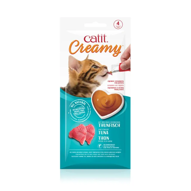 catit-creamy-au-thon-lot-de-4-friandises-laper-pour-chat image 1