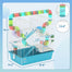 pawhut-cage-hamster-4-tages-double-tour-avec-tubes-et-roue-bleu-clair-58-x-36-x- image 4