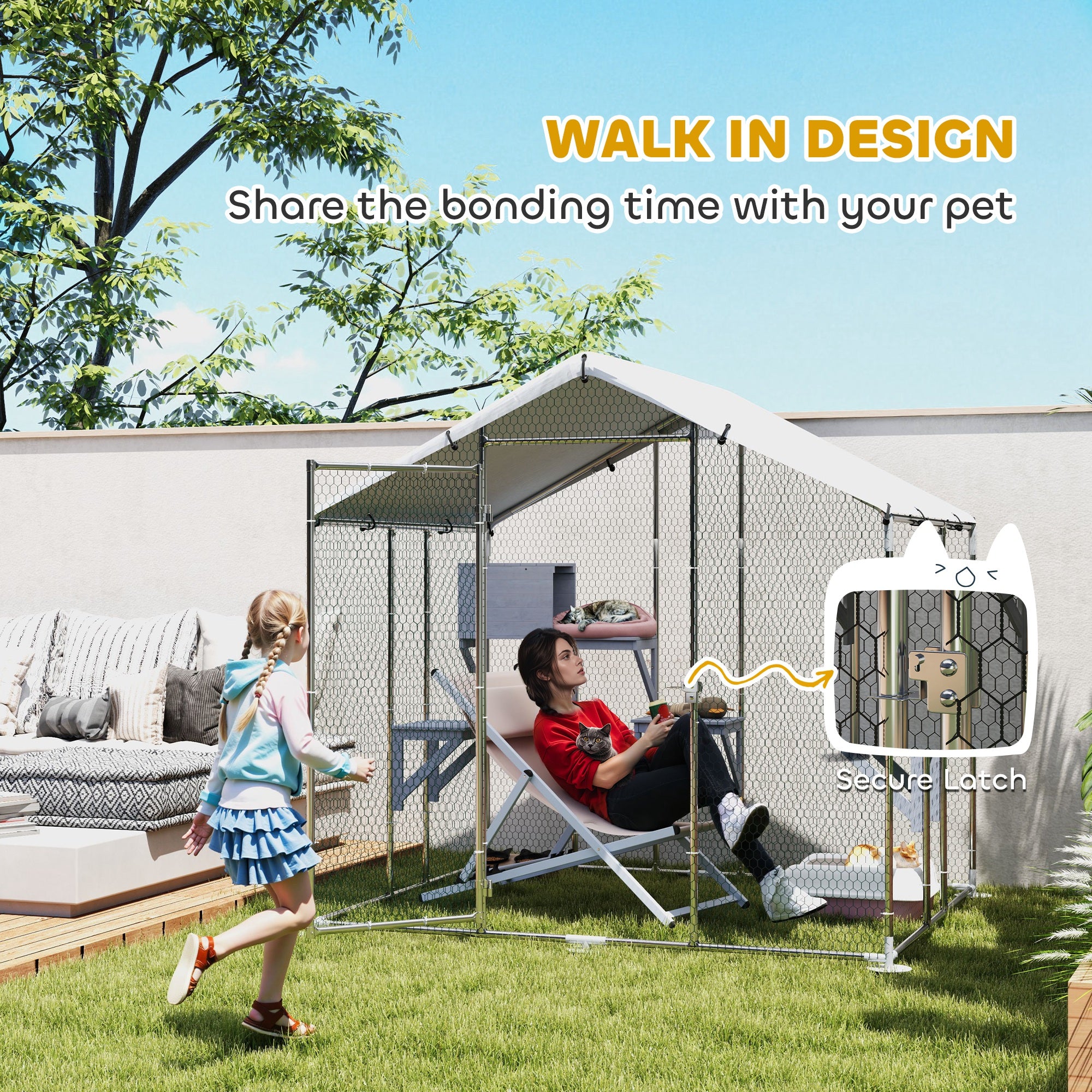 pawhut-catio-enclos-ext-rieur-79-3-4-m-pour-jusqu-5-chats image 7