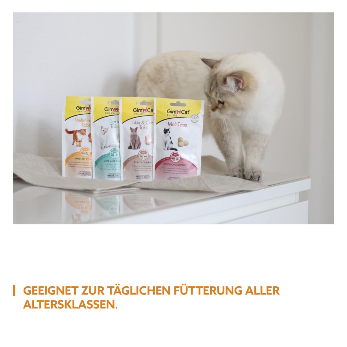 gimcat-multi-vitamin-tabs-snack-fonctionnel-immunit-pour-chat-lot-8-x-40-g image 5