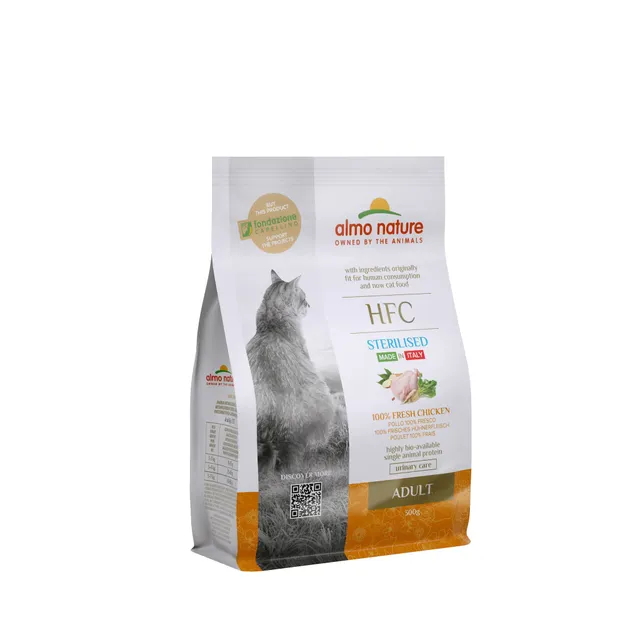almo-nature-hfc-adult-sterilised-poulet-croquettes-pour-chat-st-rilis image 1