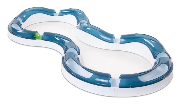 catit-senses-super-roller-grand-huit-circuit-de-jeu-avec-balle-lumineuse-pour-ch image 1
