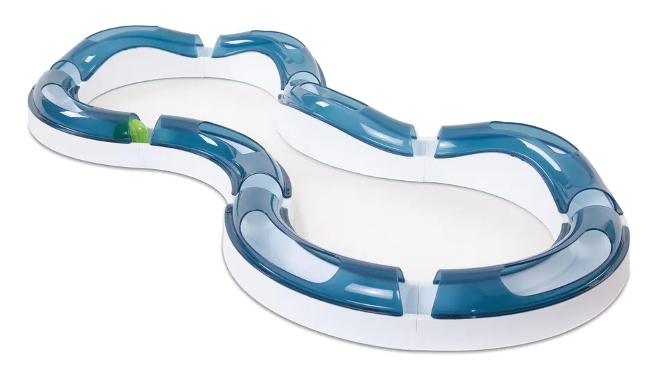 catit-senses-super-roller-grand-huit-circuit-de-jeu-avec-balle-lumineuse-pour-ch image 1