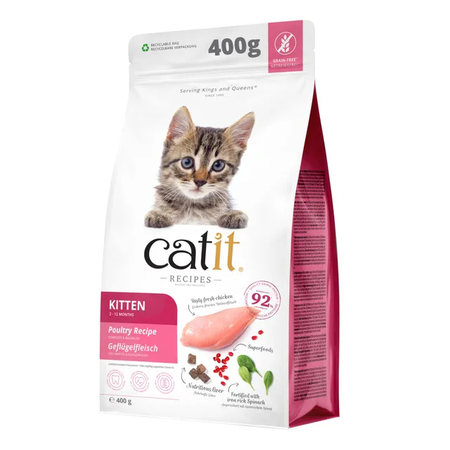 catit-recipes-kitten-croquettes-pour-chaton-400-g image 1