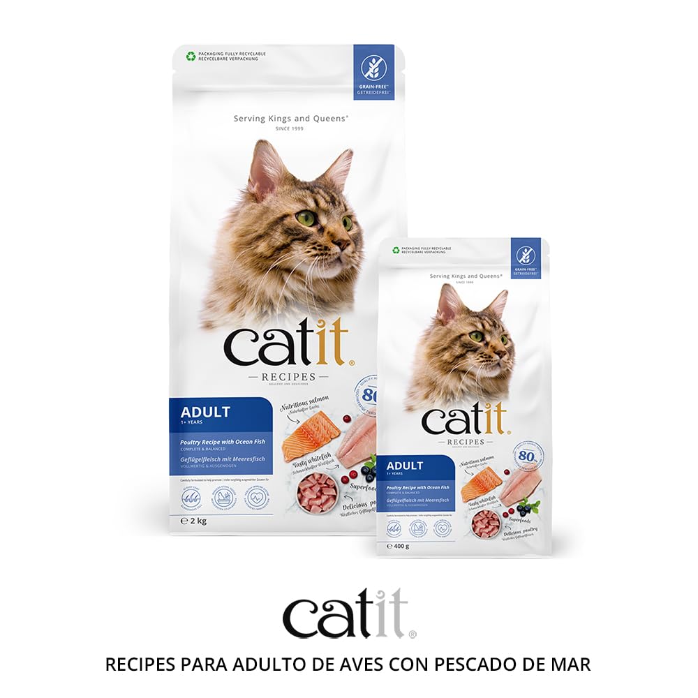 catit-recipes-adulte-poisson-de-mer-alimentation-humide-pour-chat-400-g image 2