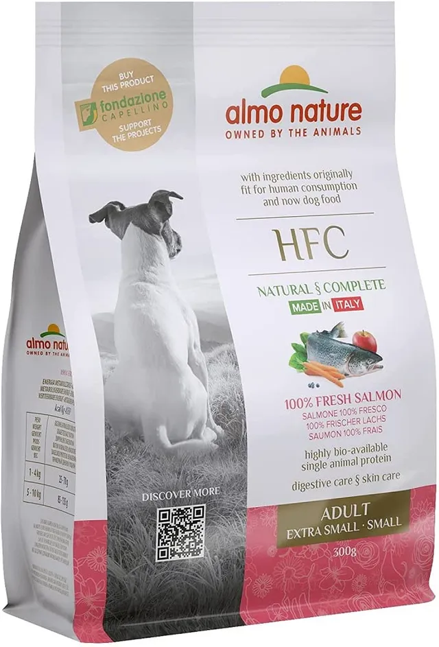 almo-nature-hfc-adult-xs-s-croquettes-pour-chiens-au-saumon image 1