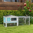 pawhut-clapier-lapin-2-tages-bleu-clair-156-x-58-5-x-68-5-cm-avec-plateau-coulis image 3