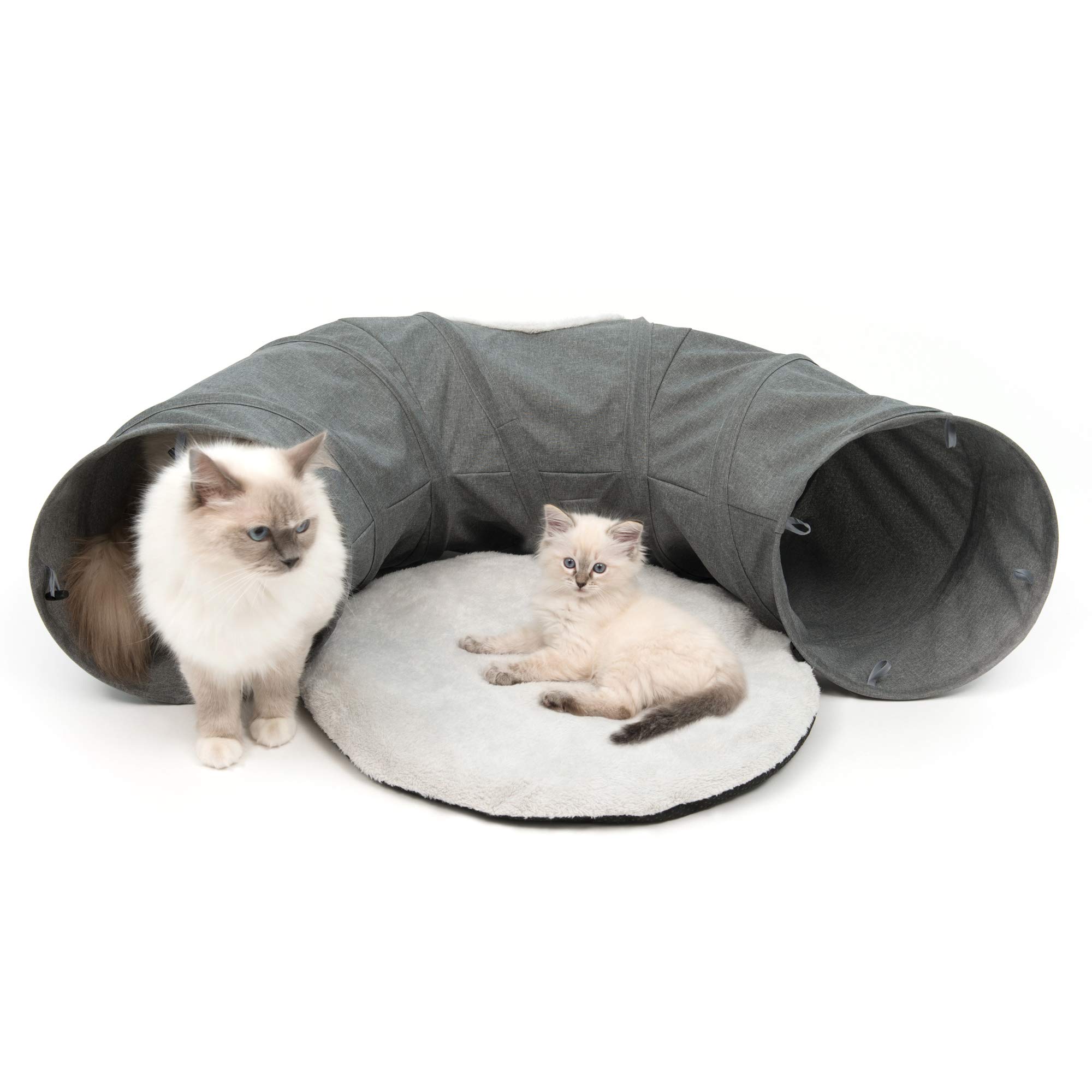 catit-vesper-tunnel-avec-lit-pour-chat-bleu-68-x-97-x-28-cm image 6