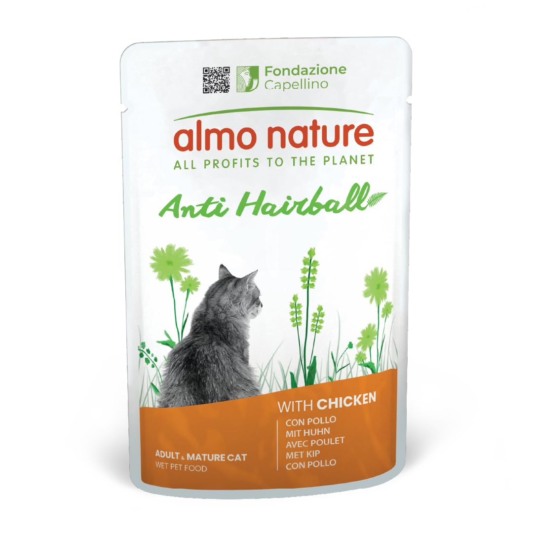 almo-nature-functional-anti-hairball-poulet-p-t-e-pour-chat-30-x-70-g image 1