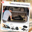 pawhut-poussette-chien-chat-grise-3-en-1-avec-nacelle-amovible-et-porte-gobelet image 6