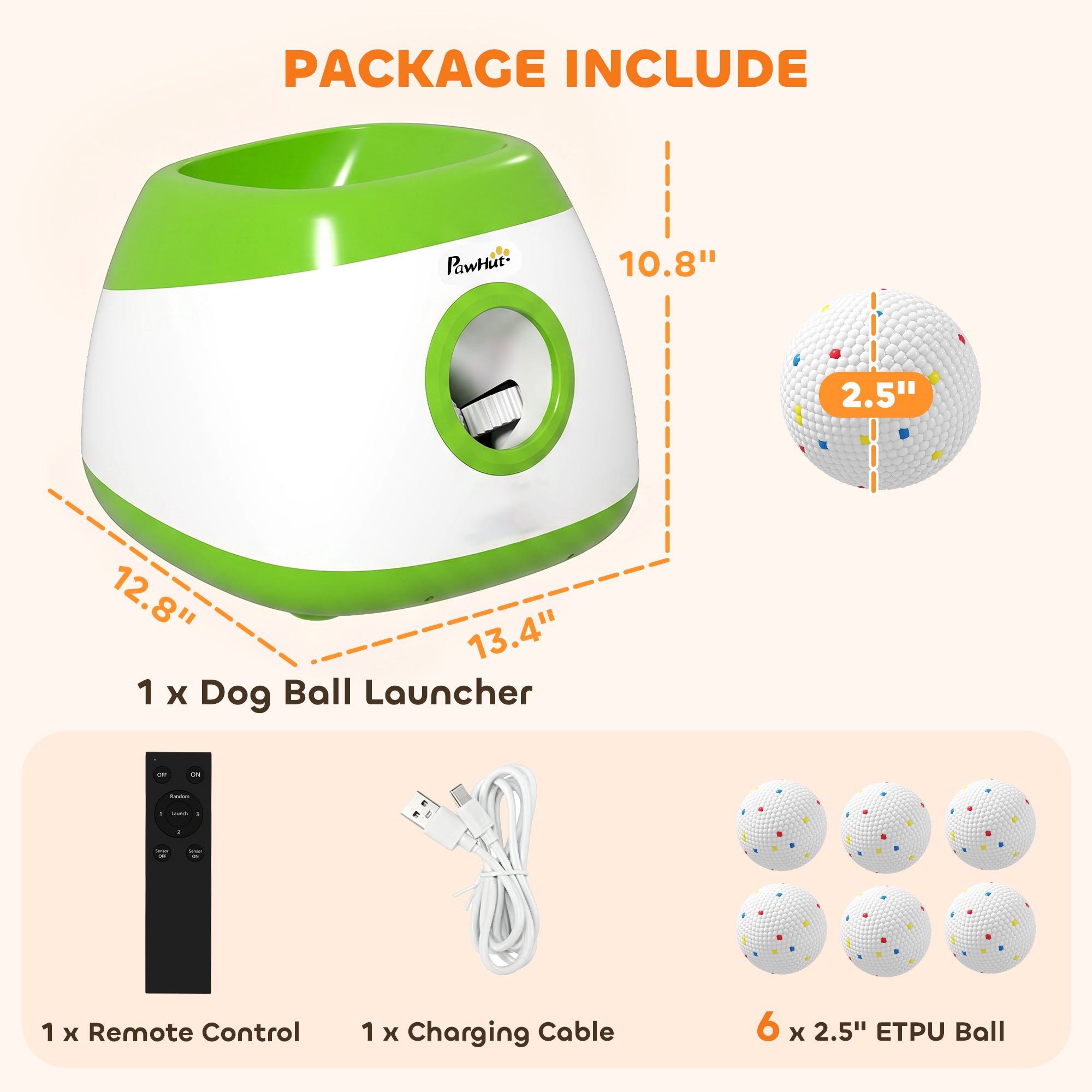 pawhut-lanceur-de-balles-automatique-avec-t-l-commande-39-59-78-ft-vert image 5
