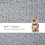 pawhut-escalier-pour-chat-4-marches-2-en-1-avec-griffoirs-et-balle-suspendue-gri image 8