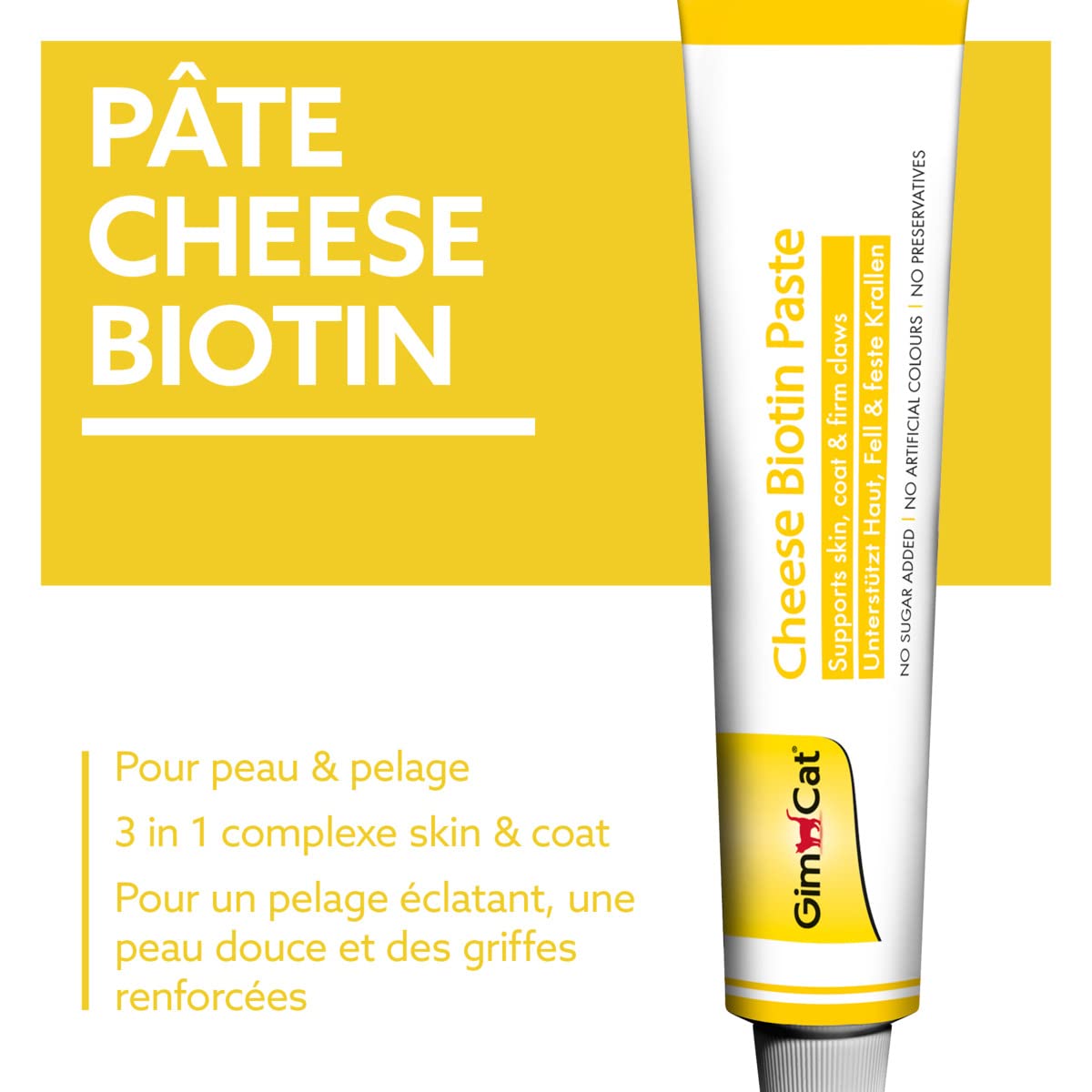 gimcat-p-te-cheese-biotin-p-te-pour-chat-au-fromage-tube-100-g image 2