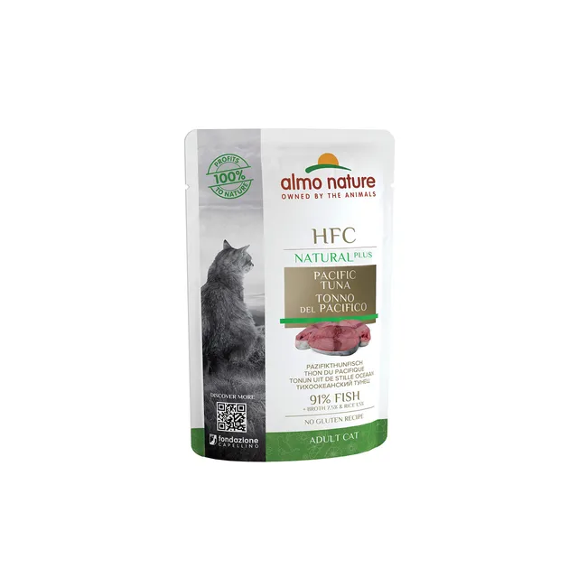 almo-nature-hfc-natural-plus-nourriture-humide-pour-chat-adulte-au-thon-du-pacif image 1