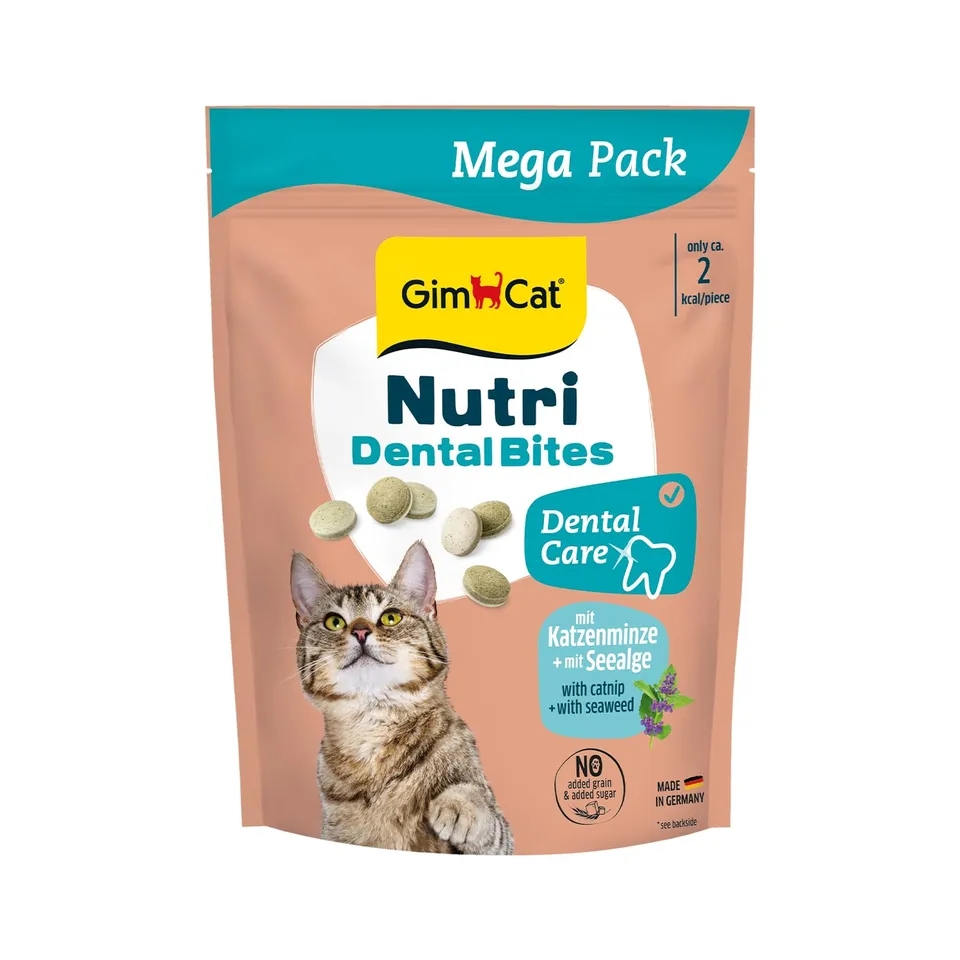 gimcat-nutri-dental-bouch-es-herbe-chat-pour-hygi-ne-dentaire-425-g image 1