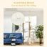 pawhut-arbre-chat-sol-plafond-avec-griffoirs-sisal-marron-clair image 7