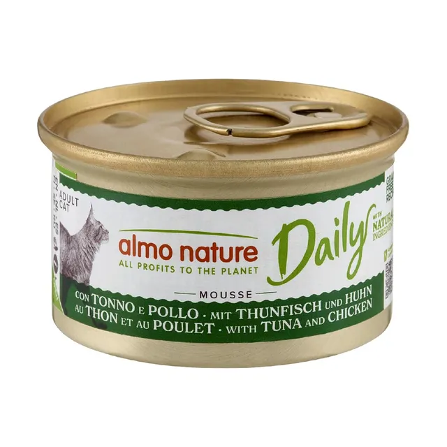 almo-nature-daily-mousse-thon-et-poulet-nourriture-humide-chat-24-x-85-g image 1