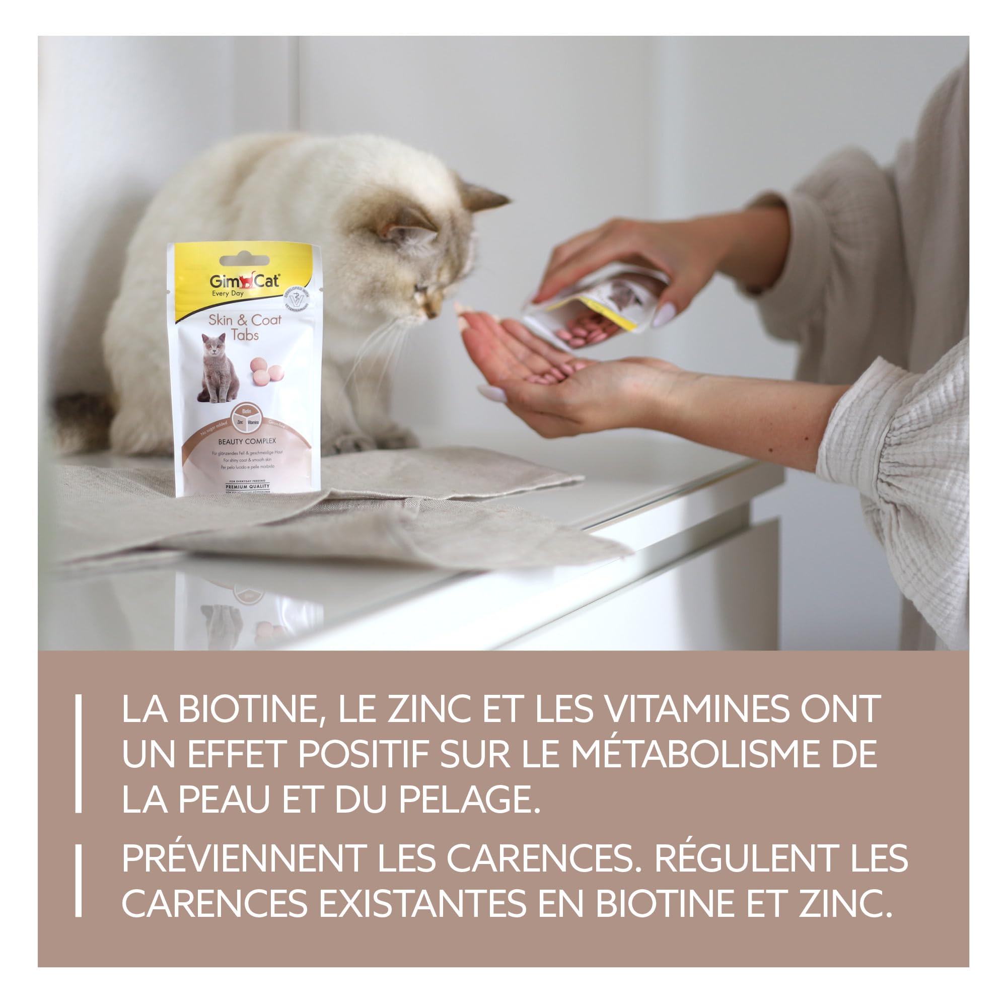 gimcat-skin-coat-tabs-snack-fonctionnel-peau-et-pelage-lot-8-x-40-g image 3