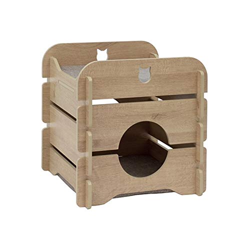 catit-vesper-cottage-52112-meuble-cachette-pour-chat-2-tages-ch-ne image 5