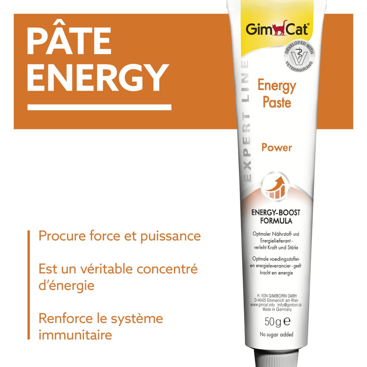 gimcat-expert-line-p-te-energy-p-te-nerg-tique-pour-chat-50-g image 2