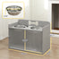 pawhut-station-d-alimentation-sur-lev-e-pour-grands-chiens-avec-rangement-gris image 5