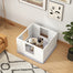 pawhut-caisse-de-mise-bas-chien-avec-tapis-et-entr-e-r-glable-petits-chiens image 4