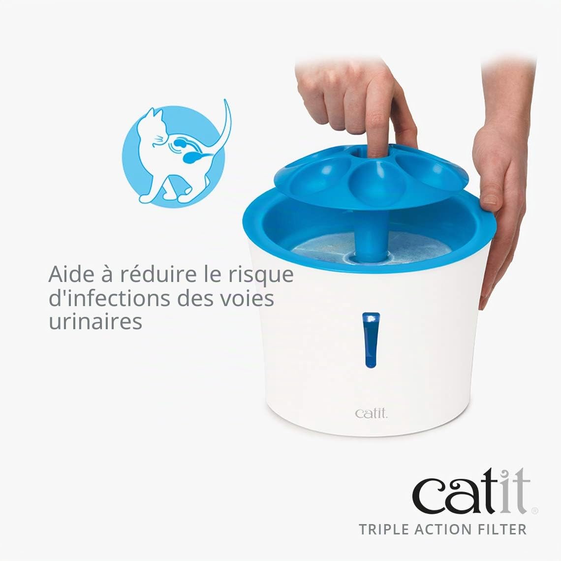 catit-filtres-triple-action-pour-fontaine-eau-chat-pack-de-5 image 2