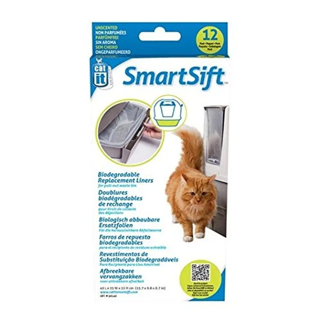 catit-design-smartsift-doublures-biod-gradables-pour-tiroir-liti-re-lot-de-12 image 1