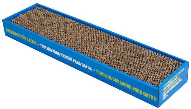 catit-griffoir-pour-chat-ondul-avec-herbe-chat image 1