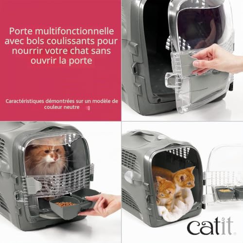 catit-cabrio-cage-de-transport-pour-chat-rouge-cerise image 8