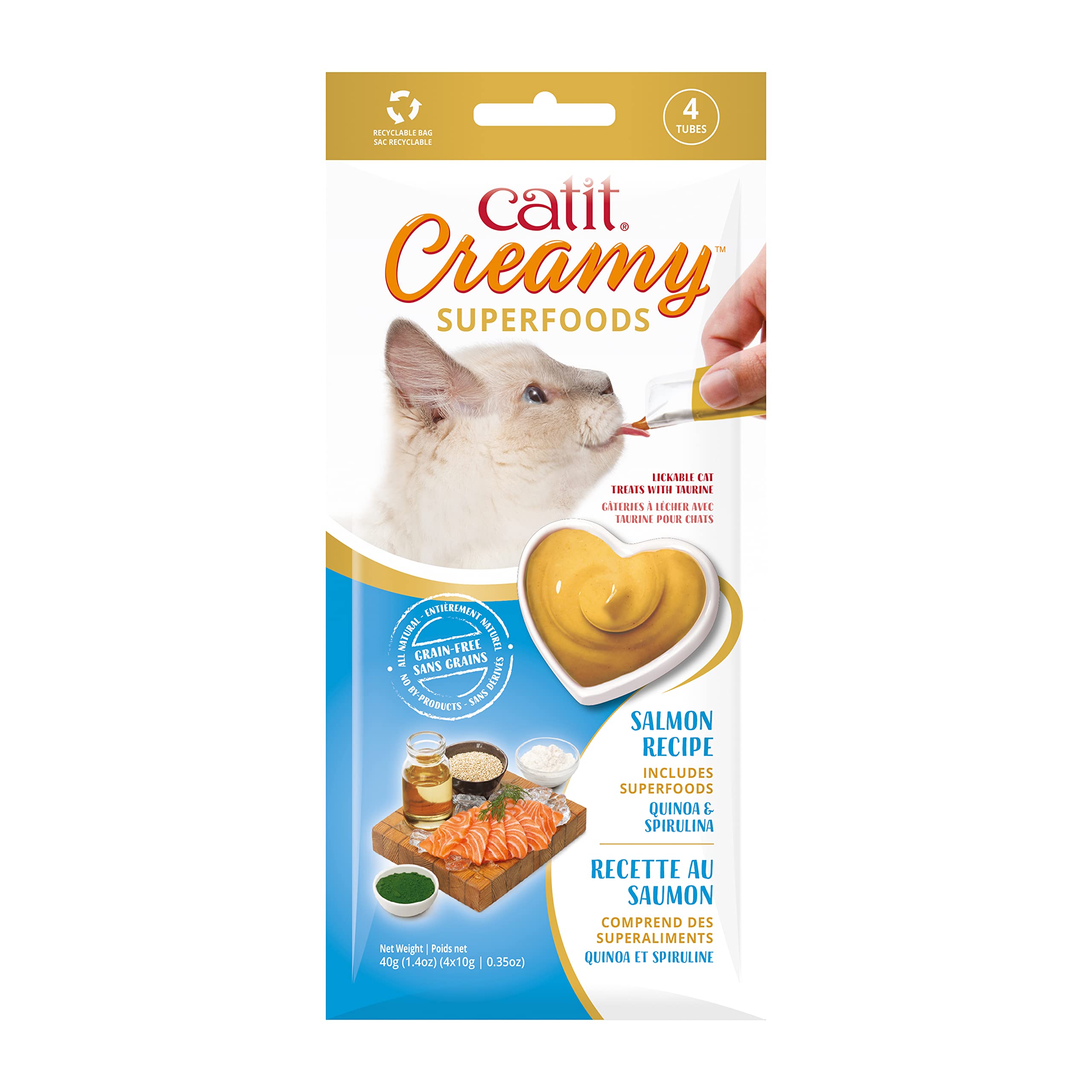 catit-creamy-superfood-p-te-l-cher-pour-chats-au-saumon-quinoa-et-spiruline-4-sa image 1