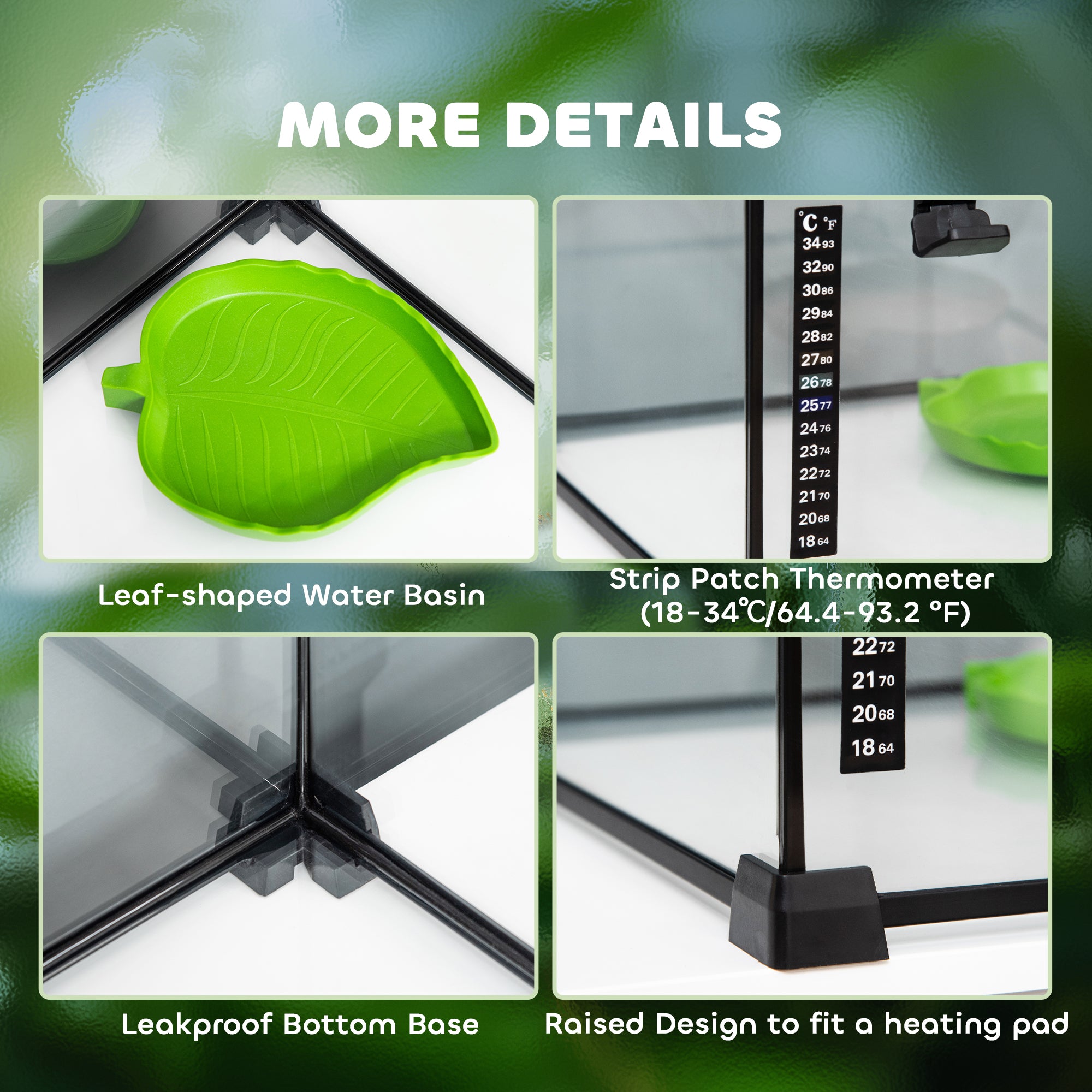 pawhut-terrarium-reptile-360-anti-vasion-ventil-50-x-30-x-35-cm image 8