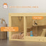 pawhut-cage-hamster-extra-large-naturelle-2-pi-ces-100-x-50-x-50-cm-avec-jeux image 7