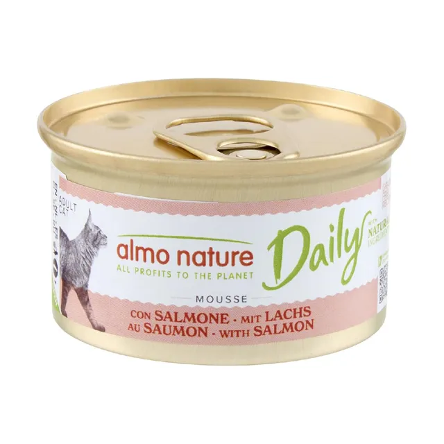 almo-nature-daily-mousse-saumon-nourriture-humide-chat-24-x-85-g image 1