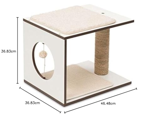 catit-vesper-arbre-chat-tabouret-mod-le-stol-blanc image 8