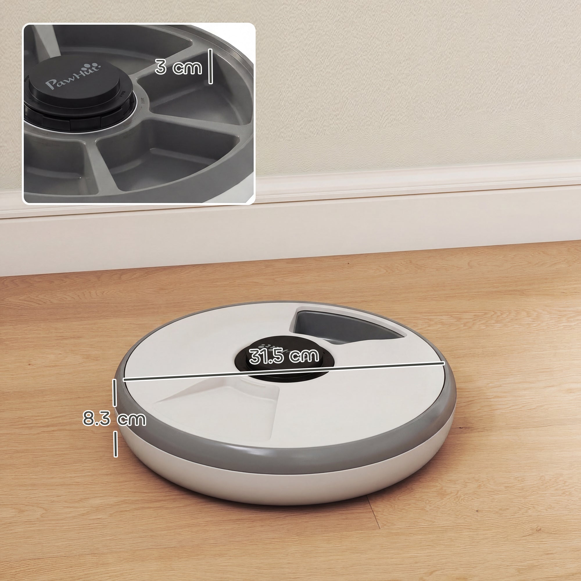 pawhut-distributeur-automatique-6-repas-pour-chat-6-x-180-ml-programmable-avec-p image 5