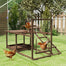 pawhut-parc-d-activit-s-en-bois-pour-poules-avec-perchoir-balan-oire-chelle-caf image 4