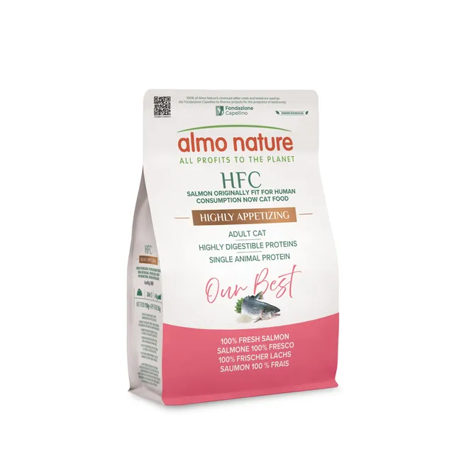 almo-nature-hfc-our-best-croquettes-chat-adulte-saumon-frais-300g image 1