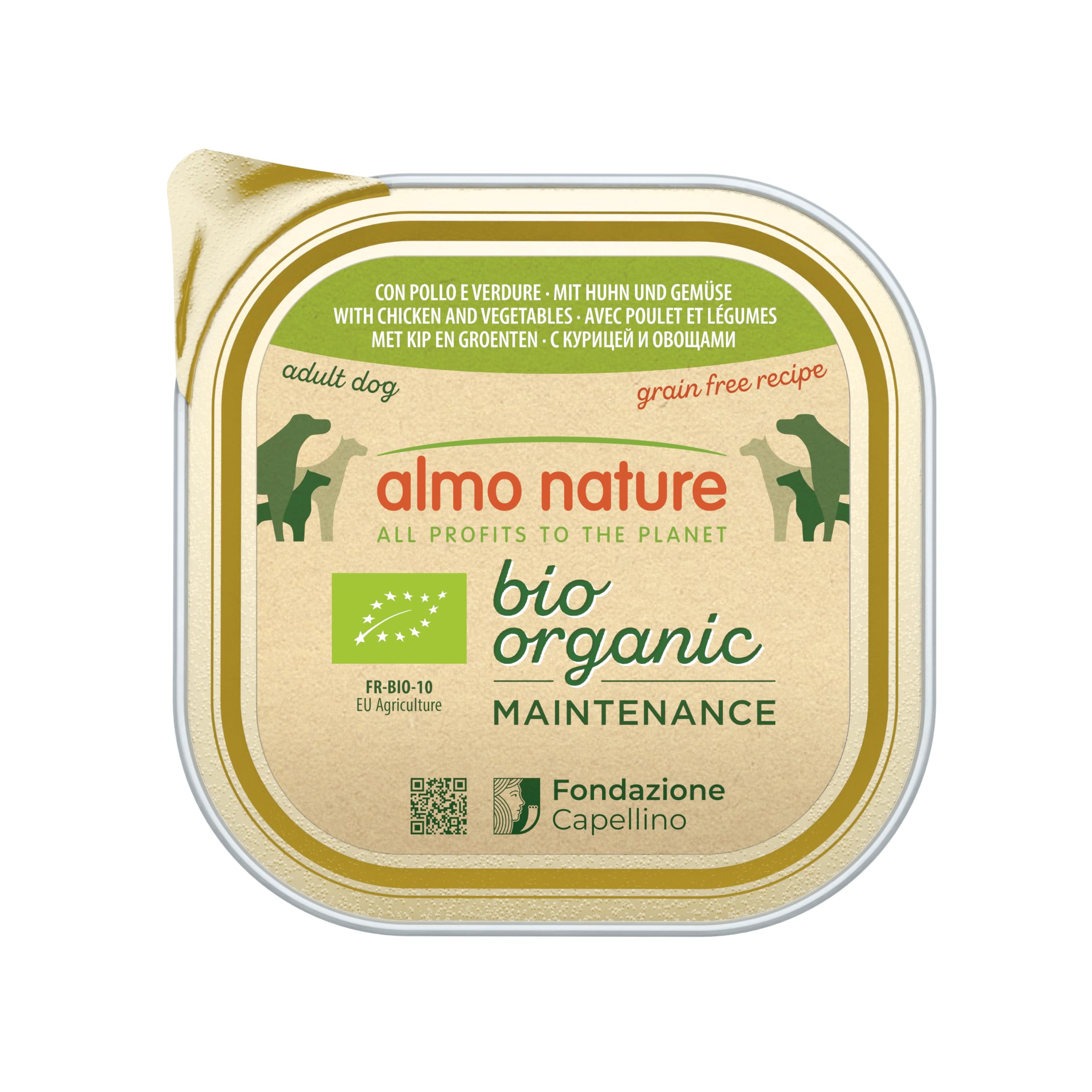 almo-nature-bio-organic-p-t-chien-poulet-et-l-gumes-9-x-300-g image 1
