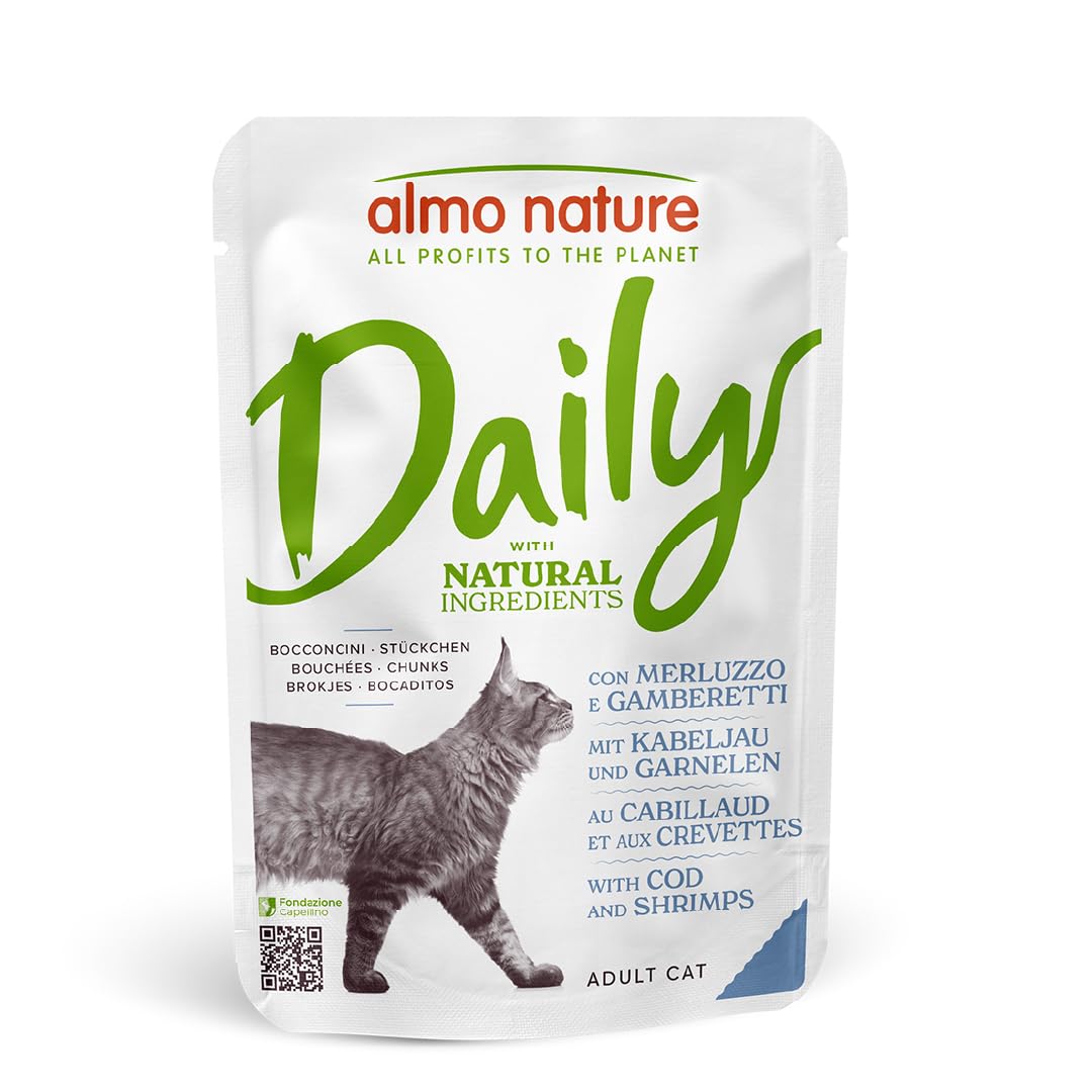 almo-nature-daily-nourriture-humide-pour-chat-morue-et-crevettes-30-x-70-g image 1
