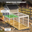 pawhut-poulailler-en-bois-82-pour-2-3-poules-avec-pondoir-et-bac-gris image 6