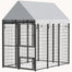 pawhut-chenil-ext-rieur-extensible-6-x-4-x-6-avec-toit-et-3-portes-verrouillable image 2