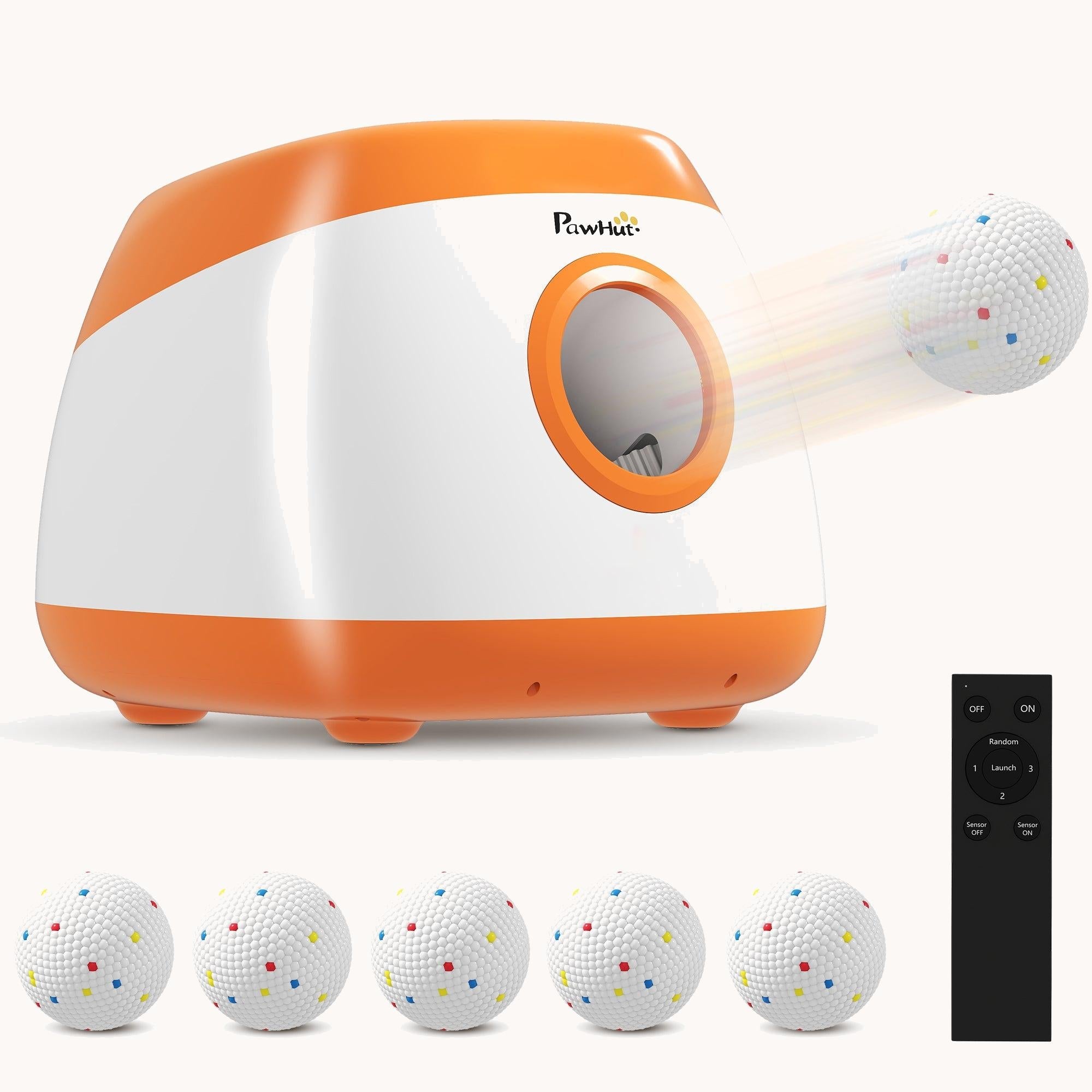 pawhut-lanceur-de-balles-automatique-pour-chien-8-24-m-rechargeable-t-l-commande image 2