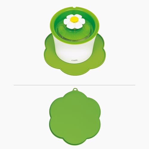 catit-flower-placemat-medium-tapis-en-silicone-vert-pour-gamelles-et-fontaines image 8