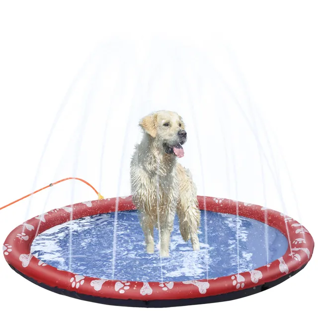 pawhut-tapis-splash-pad-pour-chien-170-cm-avec-sprinkler-antid-rapant-bleu-c-rul image 1