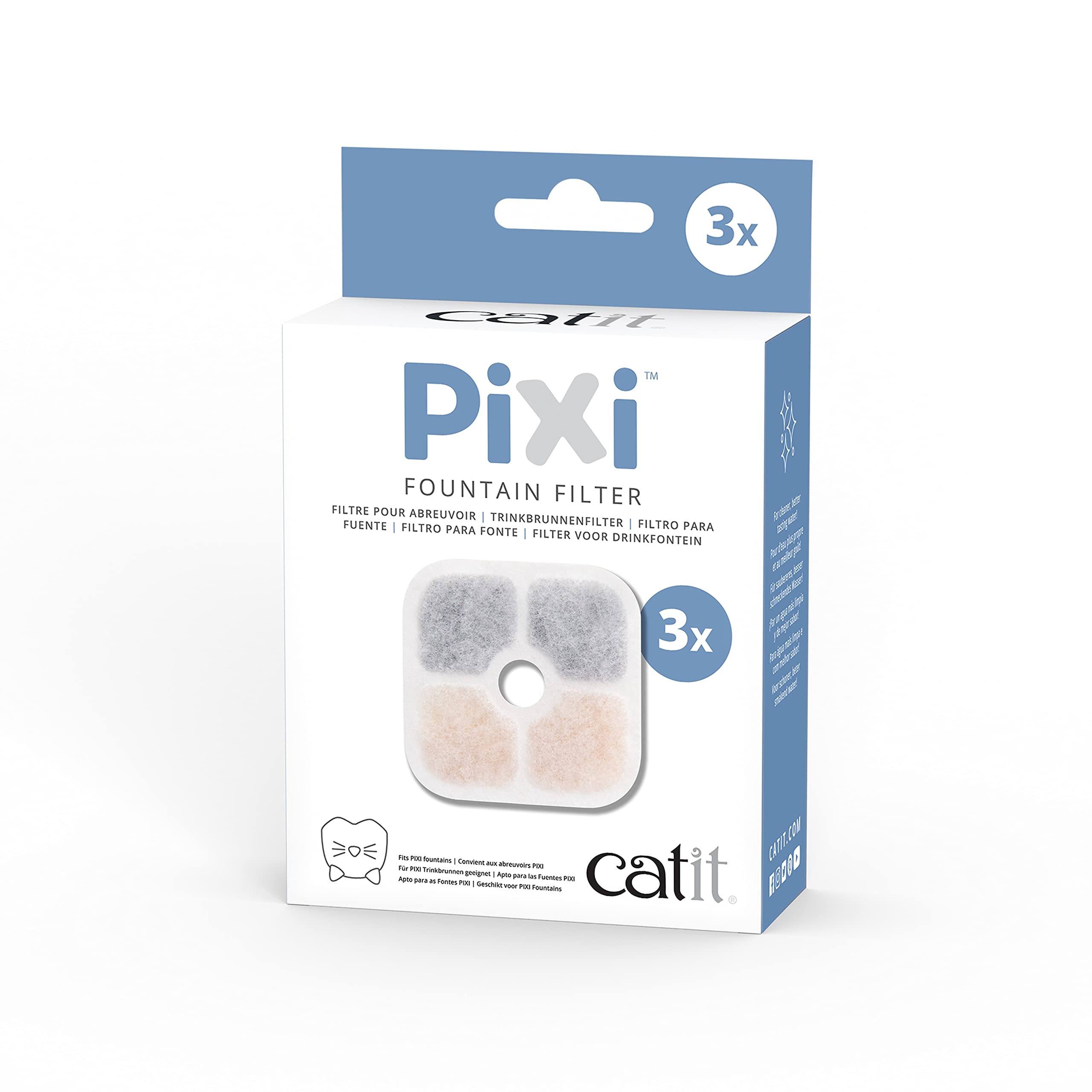 catit-pixi-lot-de-6-filtres-triple-action-pour-fontaine-chat image 6