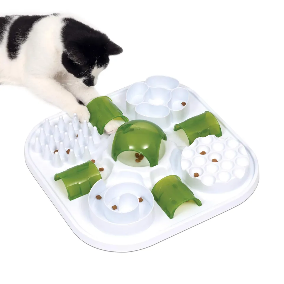 catit-play-treat-puzzle-plateau-6-jeux-distributeur-de-friandises-pour-chat-40-x image 1