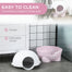 pawhut-bac-liti-re-ferm-xxl-avec-porte-et-p-dale-rose-clair image 7